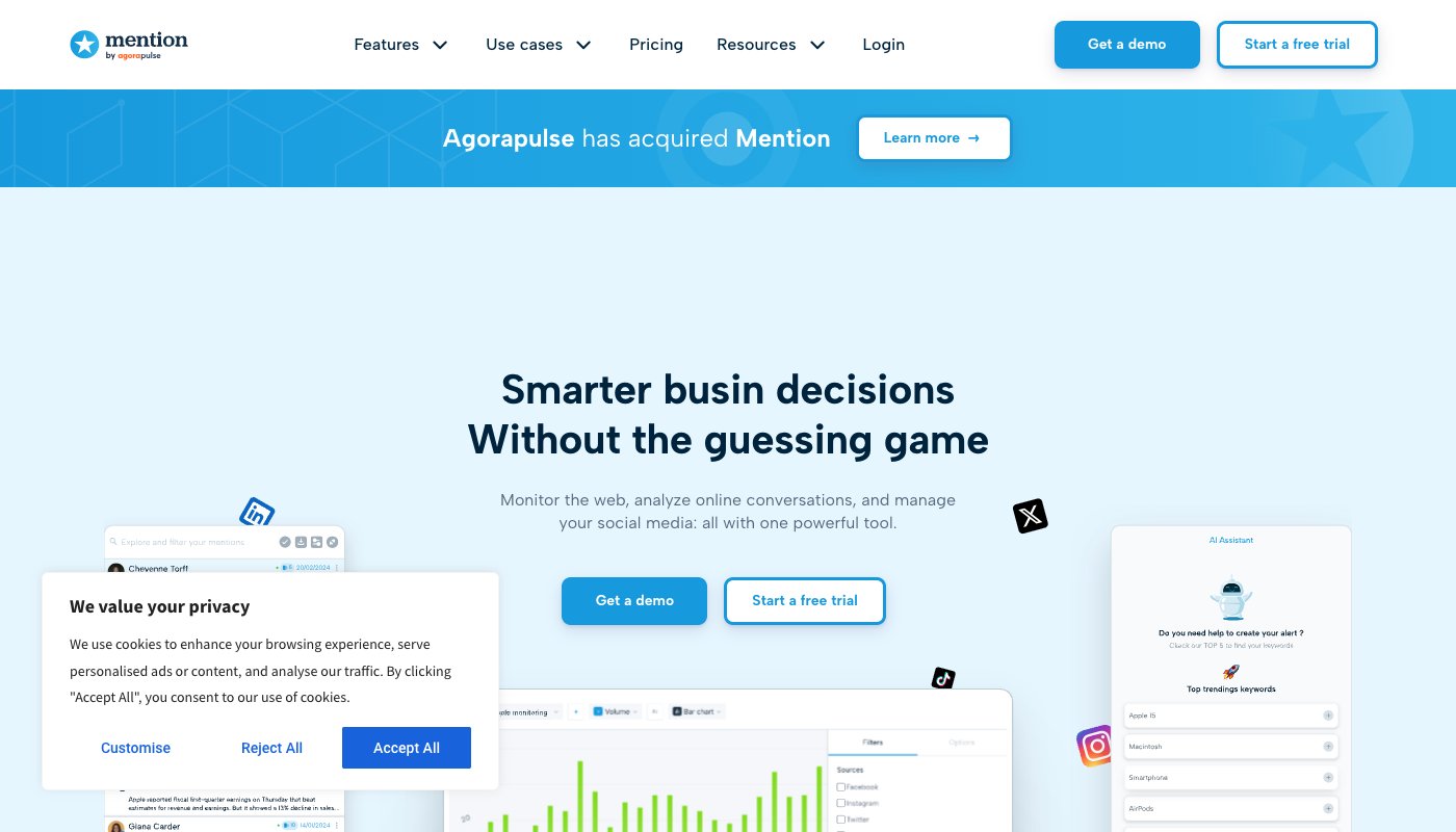 Mention - social listening